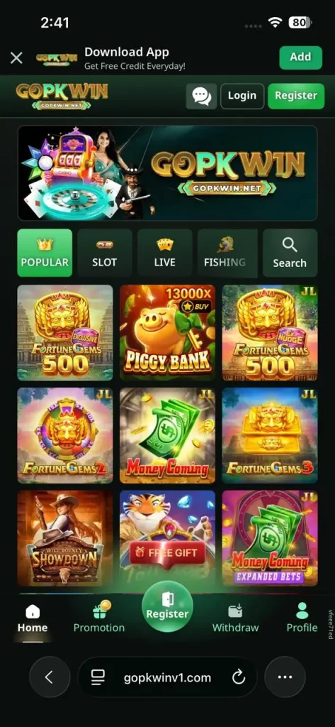 GoPKwin Game
